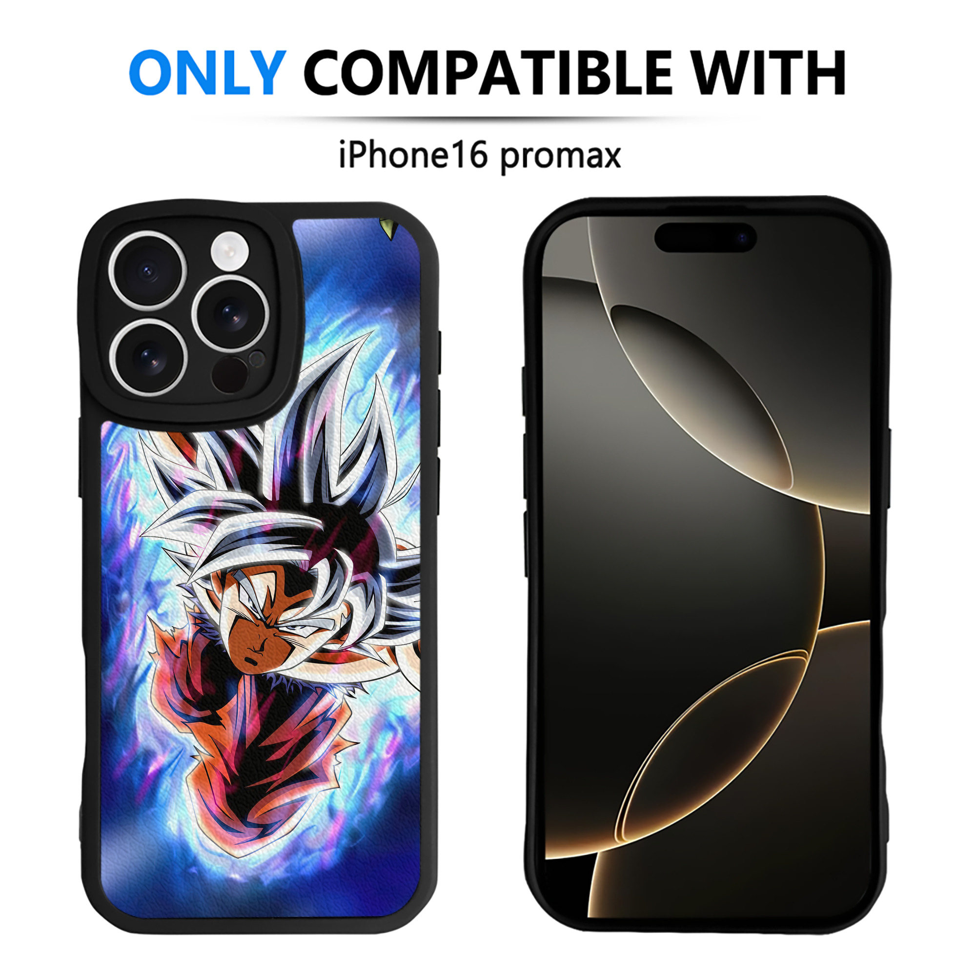 （画像用） ドラゴンボール DRAGON BALL 【iPhone 16シリーズ対応】シリコンスマホケース（レザー調） 材質：シリコン